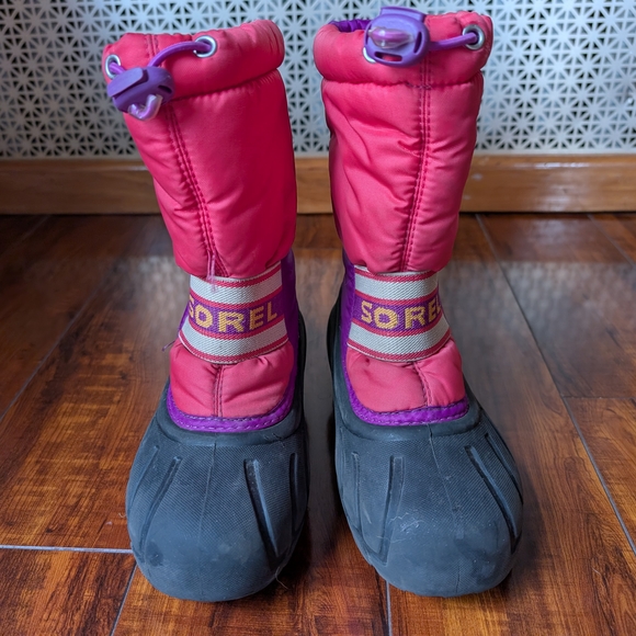 Sorel Pink and Purple Winter Boots - Picture 2 of 6